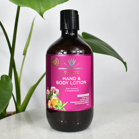 Six Star Series Hand & Body Lotion - Rose & Macadamia