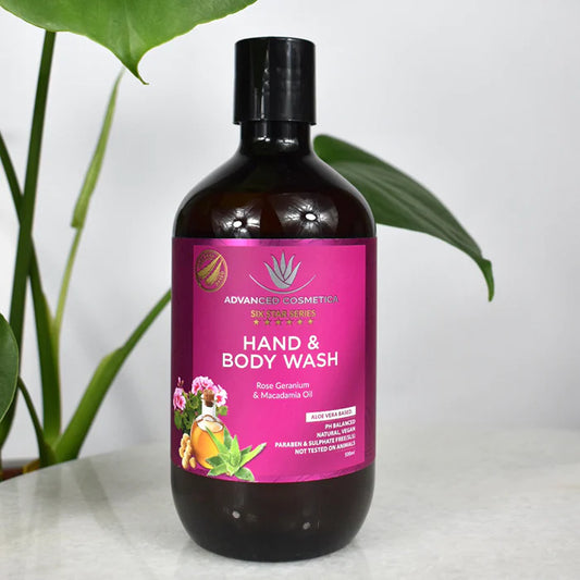 Six Star Series Hand & Body Wash - Rose & Macadamia