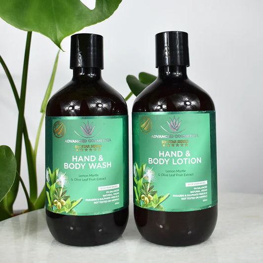 Hand & Body Wash And Hand & Body Lotion - Lemon & Olive