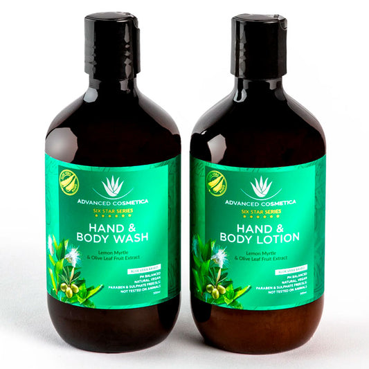 Hand & Body Wash And Hand & Body Lotion - Lemon & Olive