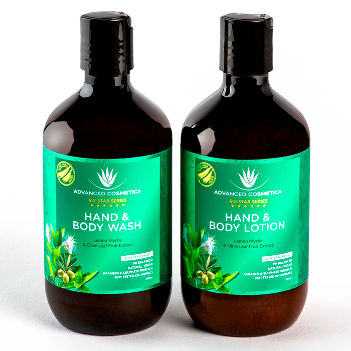 Hand & Body Wash And Hand & Body Lotion - Lemon & Olive