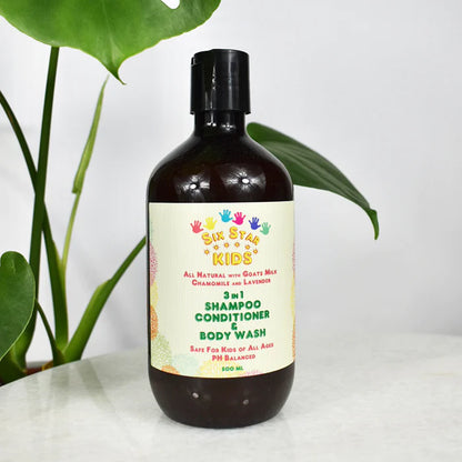 Kids 3 in 1 (Shampoo, Conditioner & Body Wash)